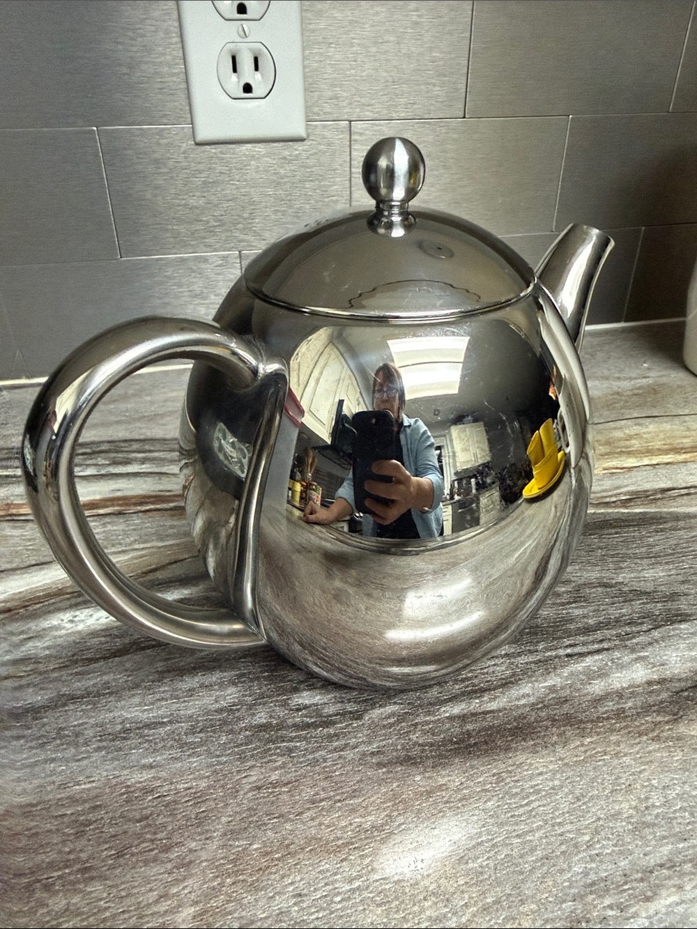 Epicure Stainless Steel  Teapot